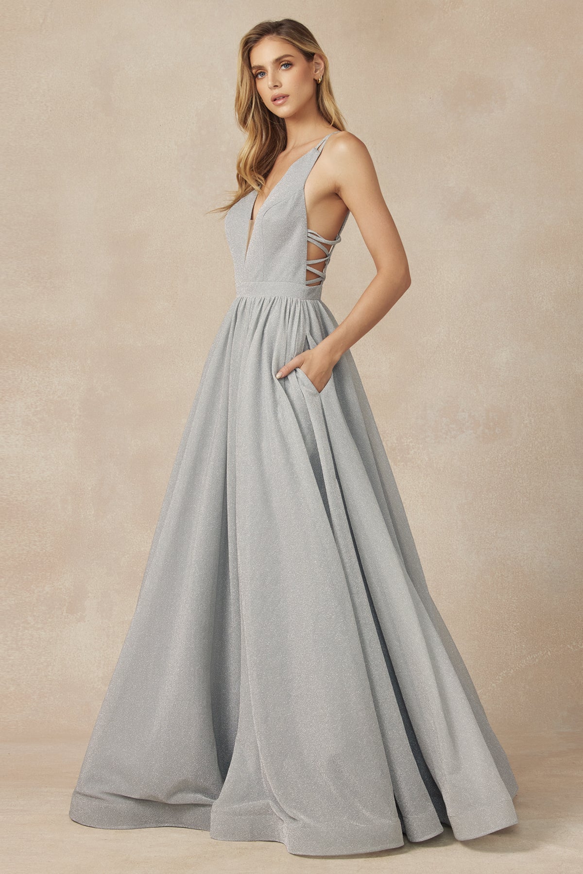 Classic A-Line Sweetheart Sleeveless Long Evening Dress