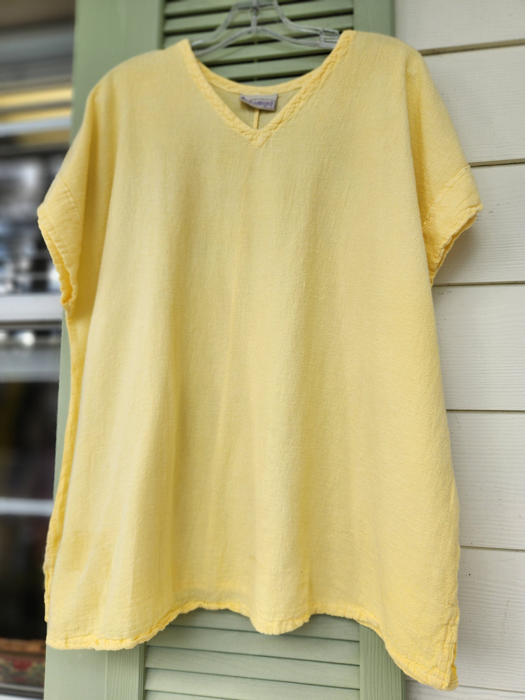 Carla 100% Cotton Gauze Top in OSFM Sale