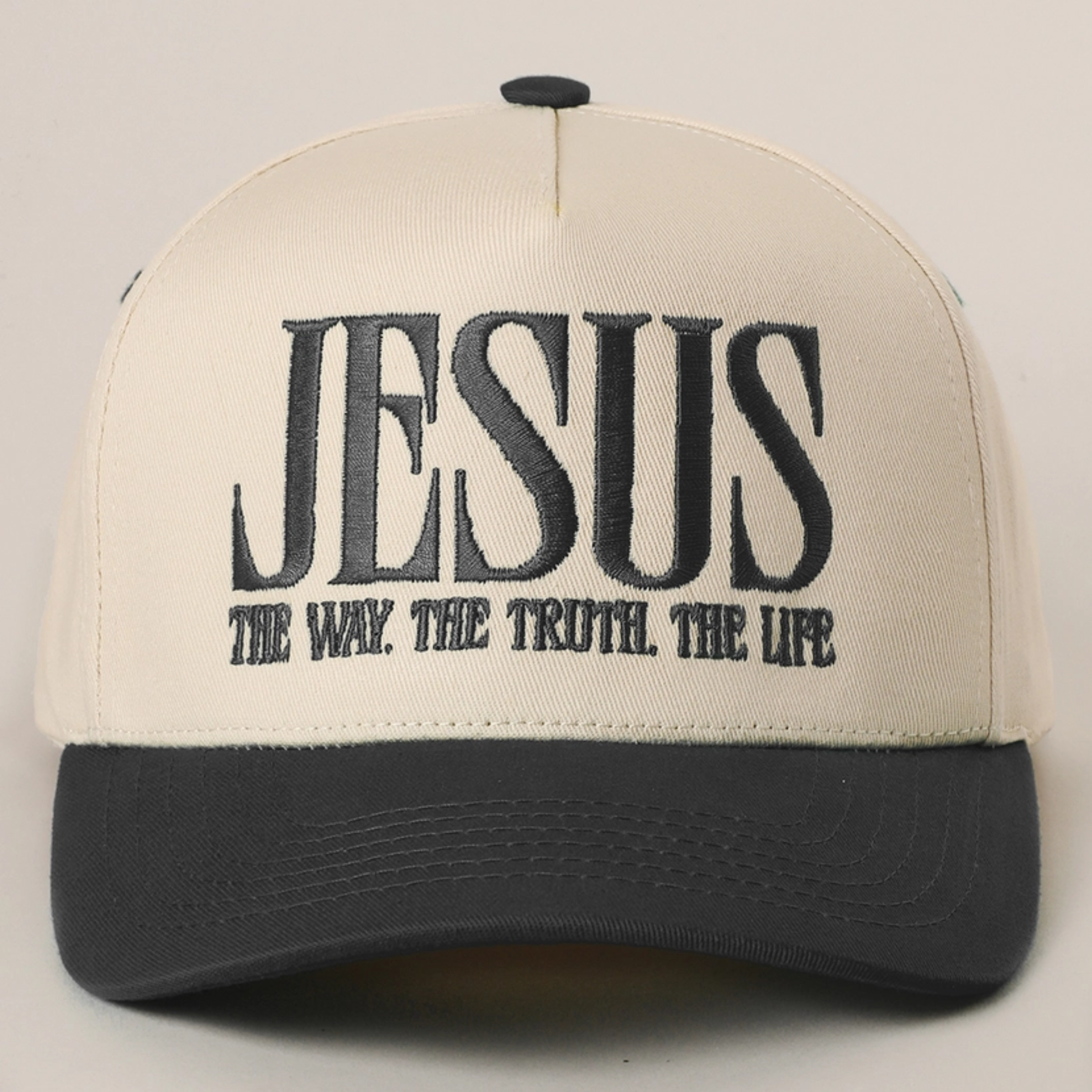 JESUS Way Truth Life Embroidered Hat