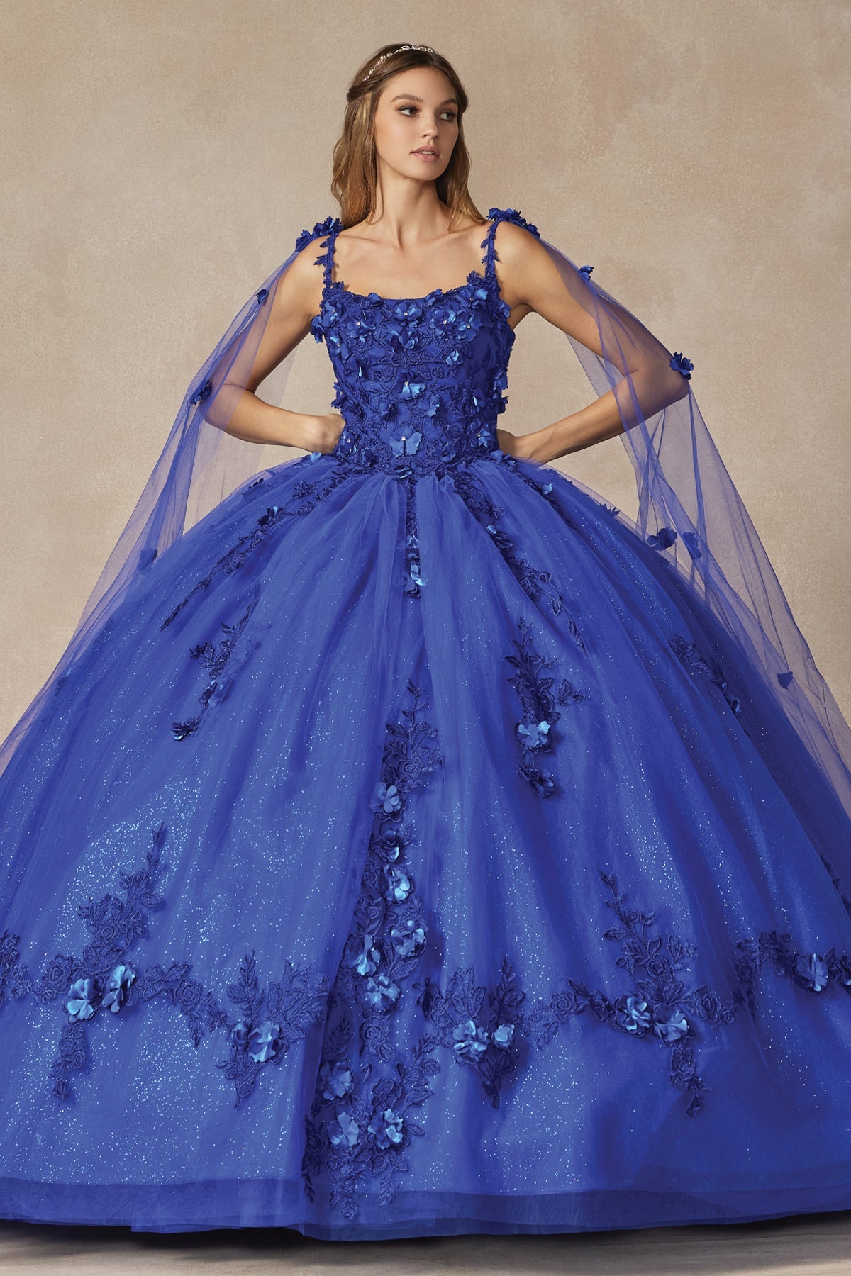 Juliet 1436 A-Line Ball Quinceanera Poofy Gown