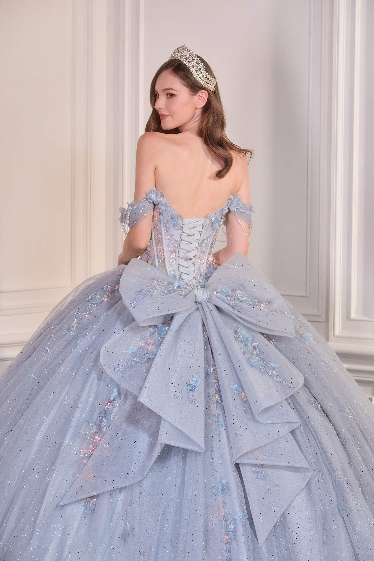 Ladivine 15728 Off Shoulder Quinceanera Ball Gown