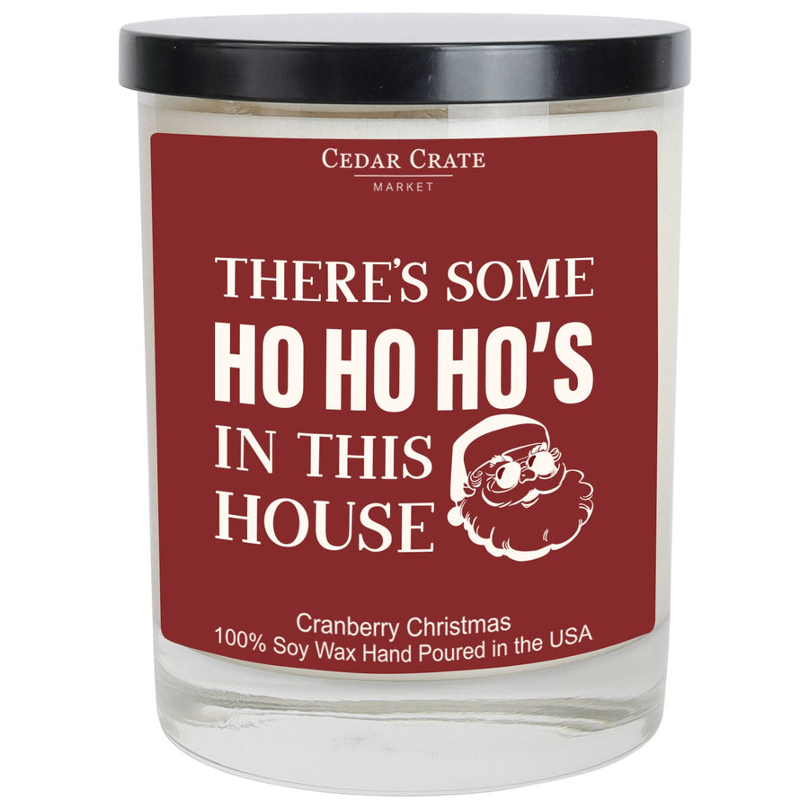 Christmas Candles - There's Some HO HO HO's In This House