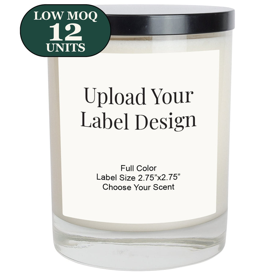 Custom Signature Jar Candle - Minimum Order Quantity 12
