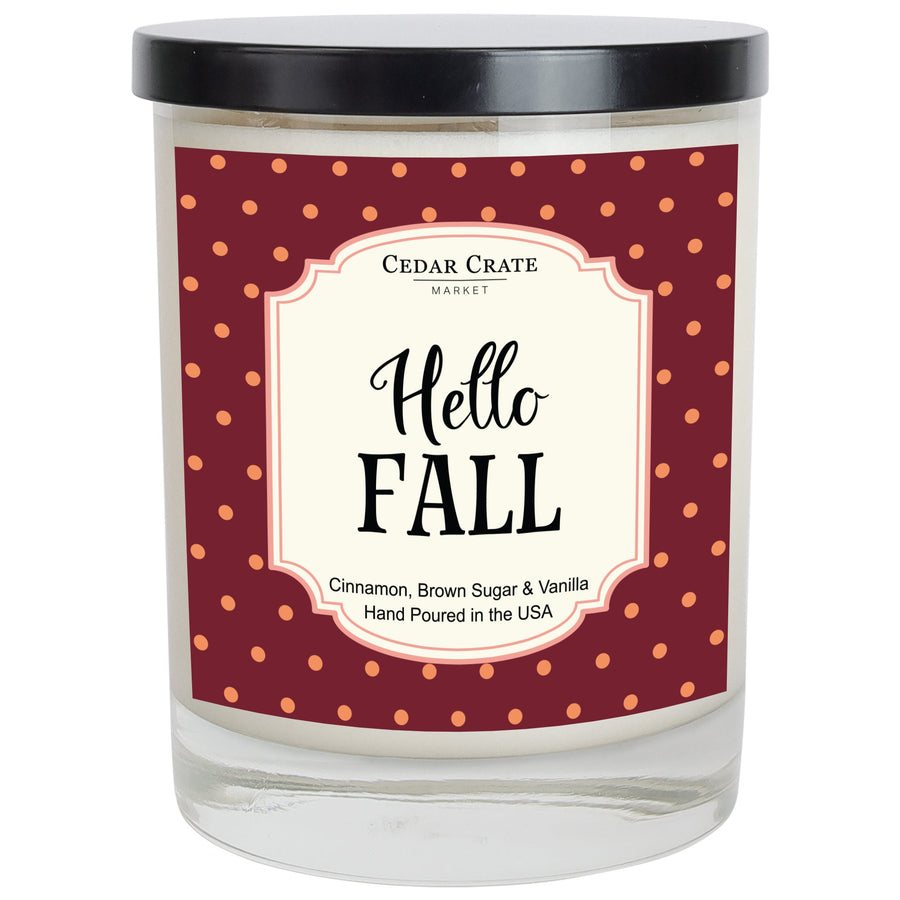 Fall Candle - Hello Fall