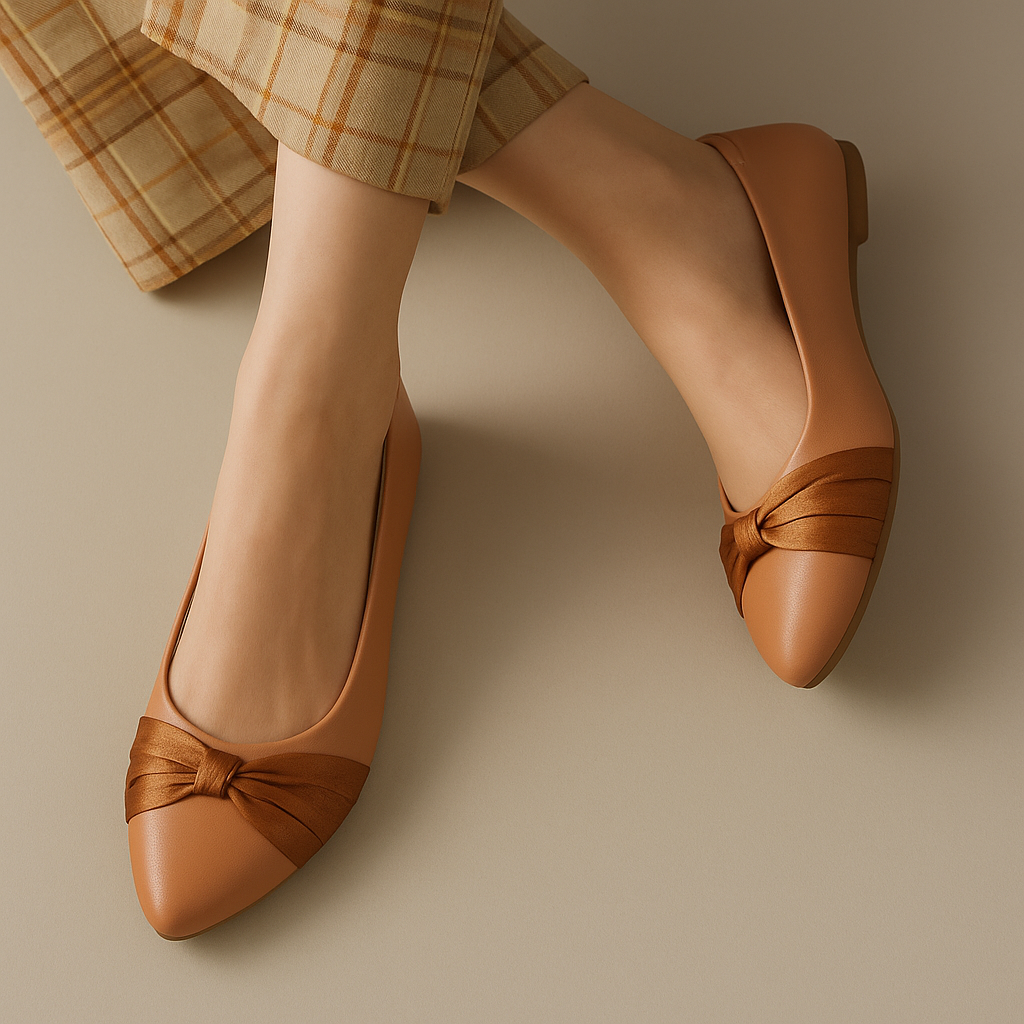 Bruna – Brown Ballerinas