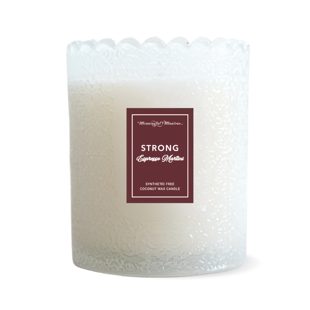Strong Espresso Martini Natural Candle 8oz Kaia Collection