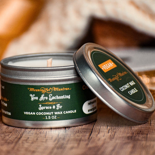 1.5oz Spruce & Fir Tin Candle