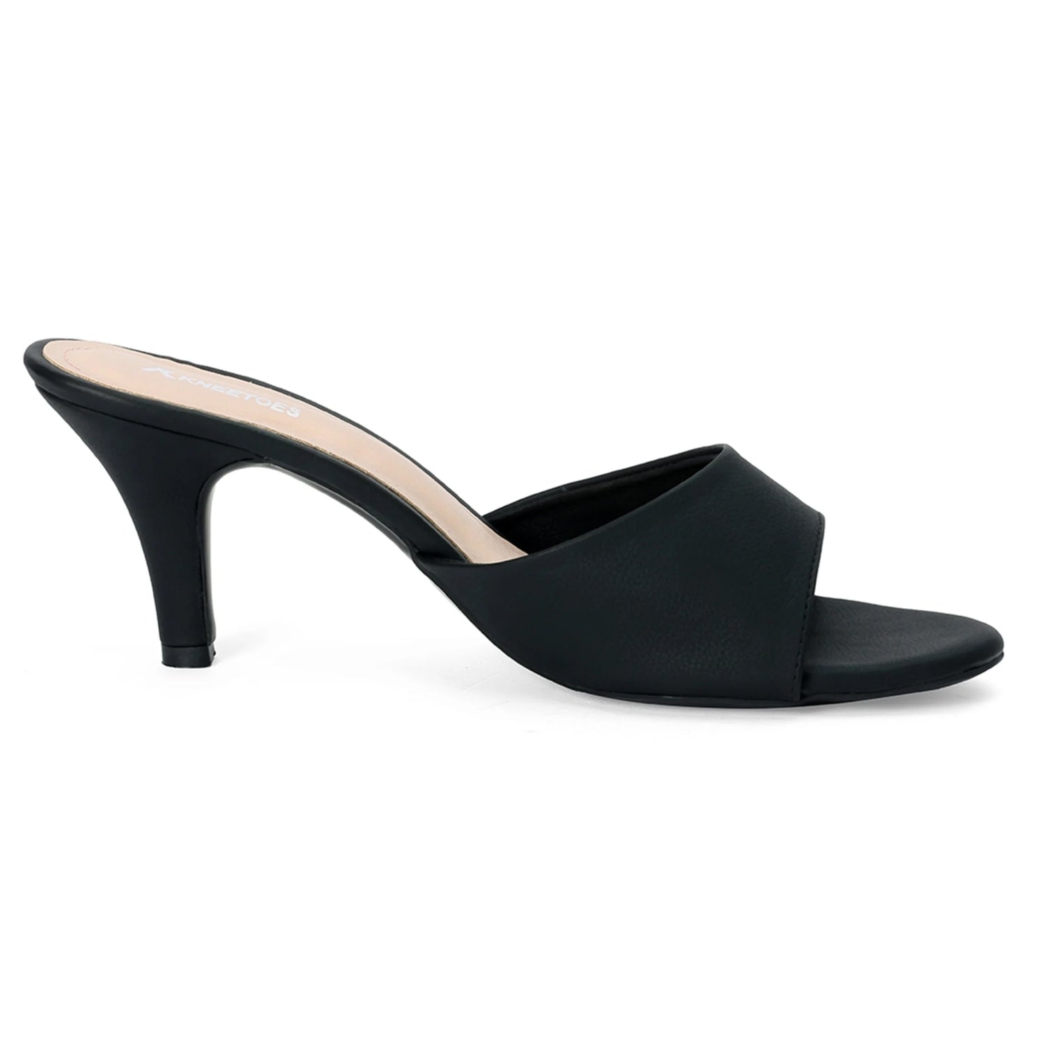Velina – Black Kitten Heels