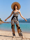 Women's Plus Size Casual Swimwear Set – Beach Vacation