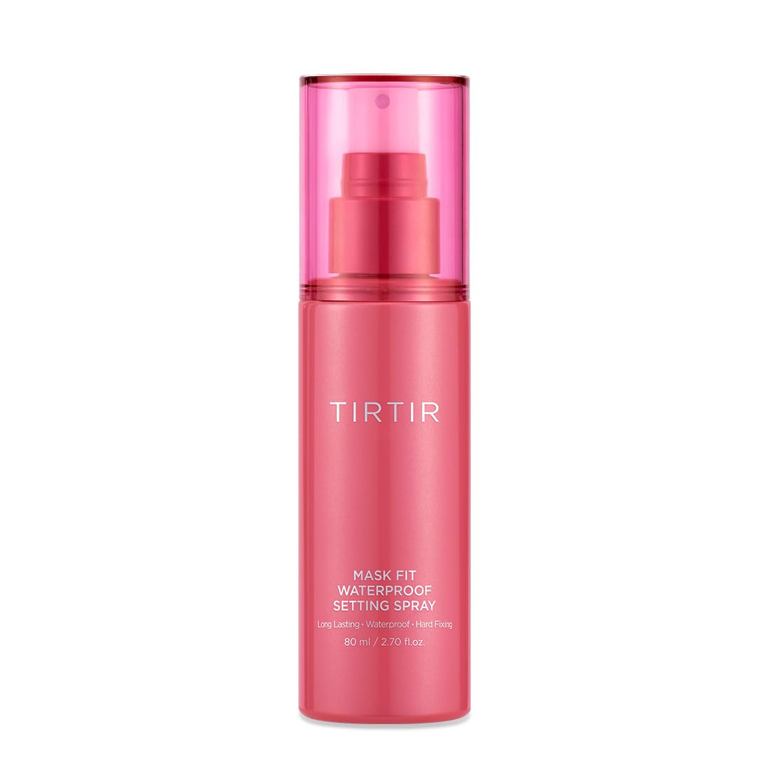 TIRTIR Waterproof Setting Spray – 24 Hour Long Lasting Fix, Sweatproof Water Resistant Makeup Finisher – Ethanol Free.