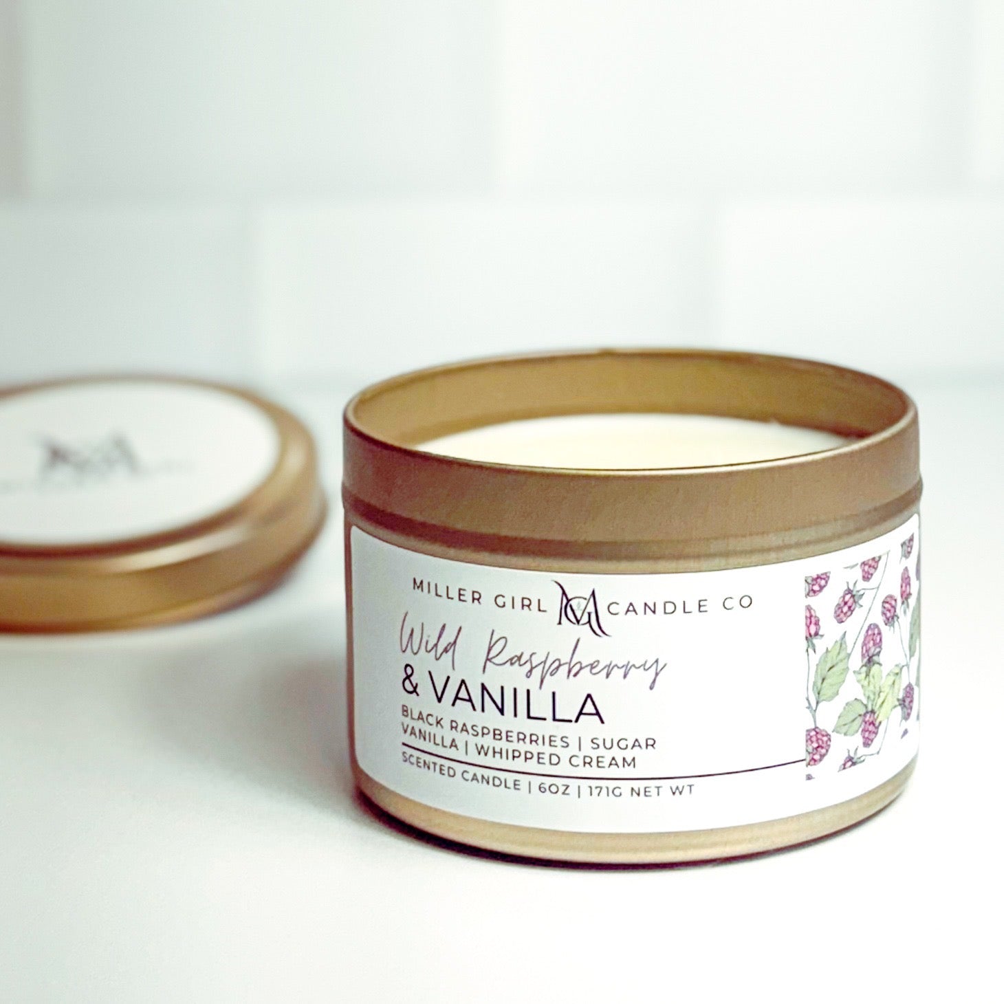 Wild Raspberry + Vanilla | Candles