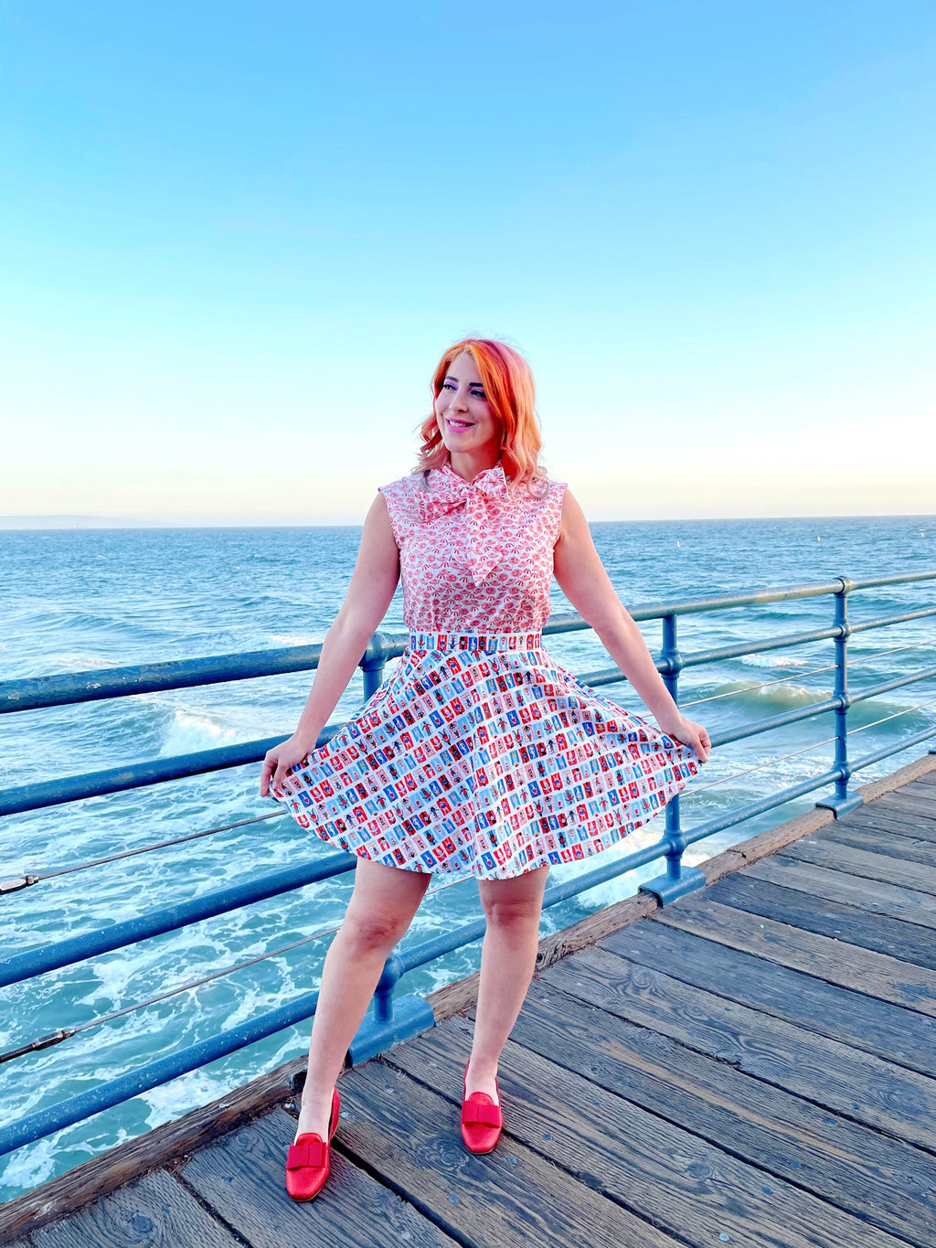 Umbrella Bow Top - Plus Sizes only