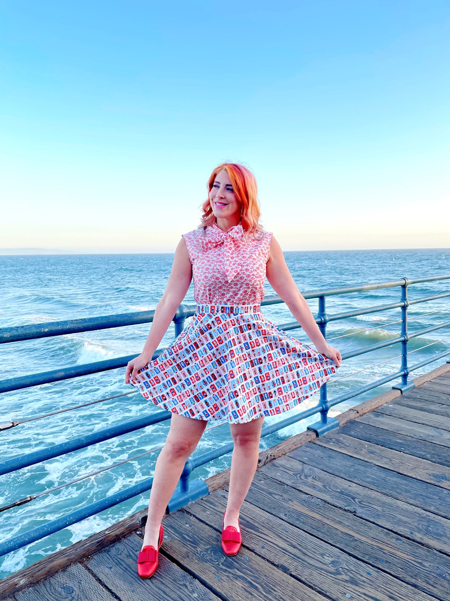 Umbrella Bow Top - Plus Sizes only