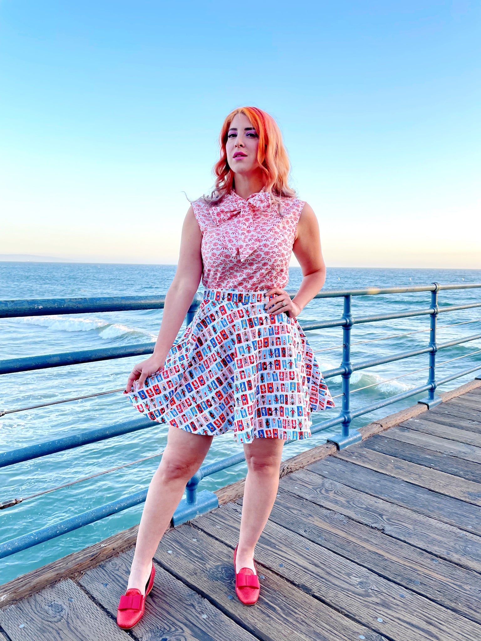Umbrella Bow Top - Plus Sizes only