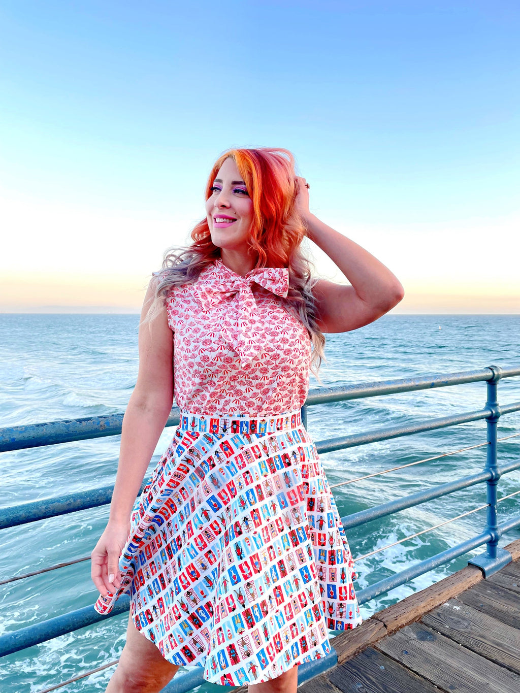 Umbrella Bow Top - Plus Sizes only
