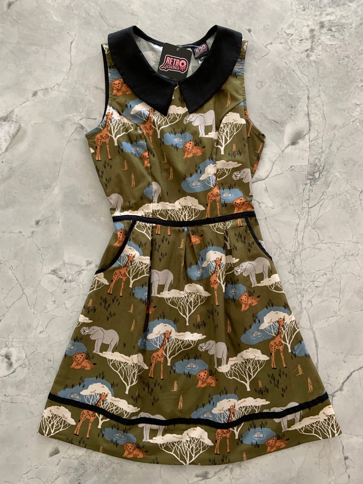 Safari Collared Dress