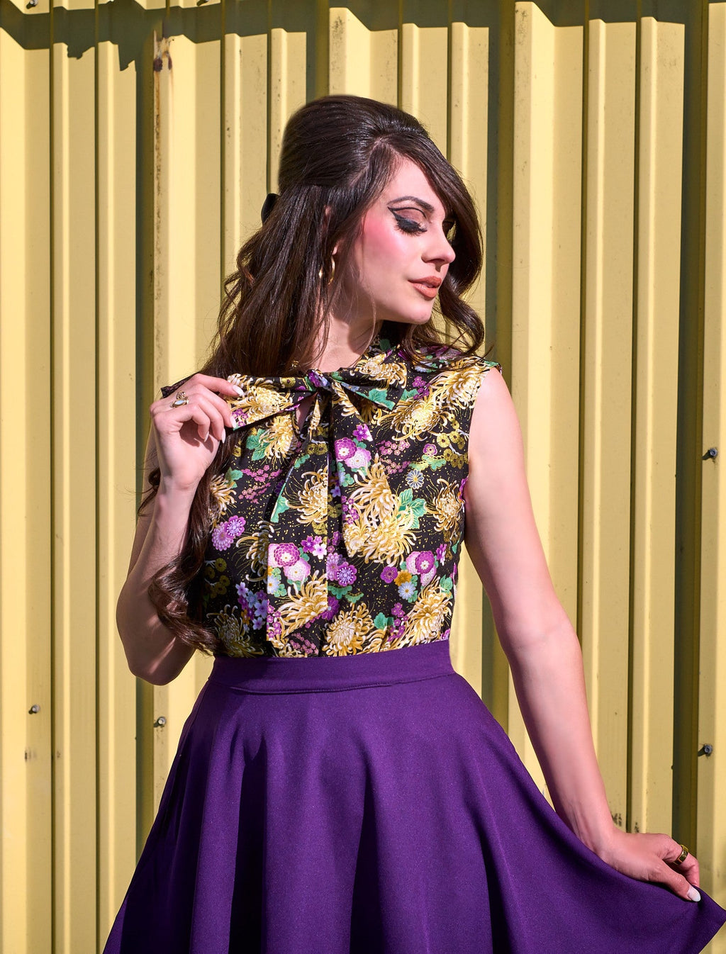 Purple Skater Skirt - XS only