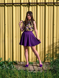 Purple Skater Skirt - XS only