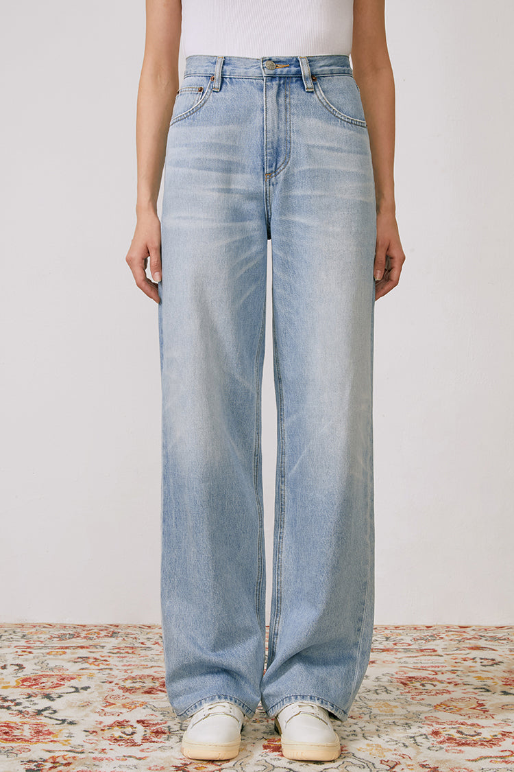 Coney Island Whitefish High Rise Wide Jeans HJ007