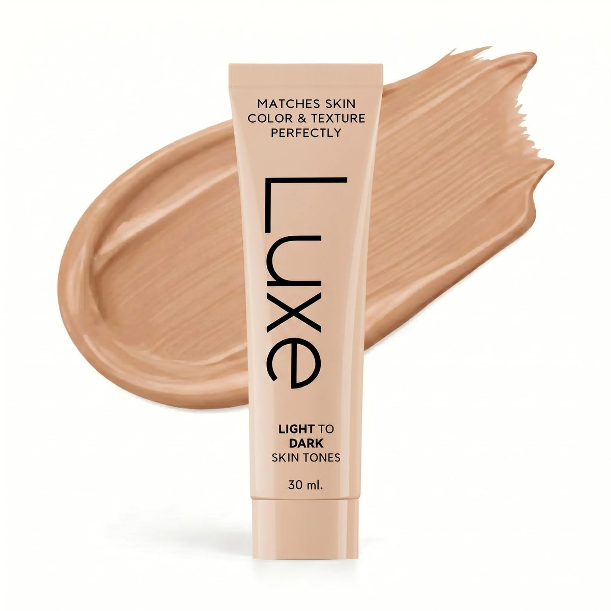 Luxe Color Changing Foundation – Medium en tono claro, ideal para combinar con pieles claras a oscuras.