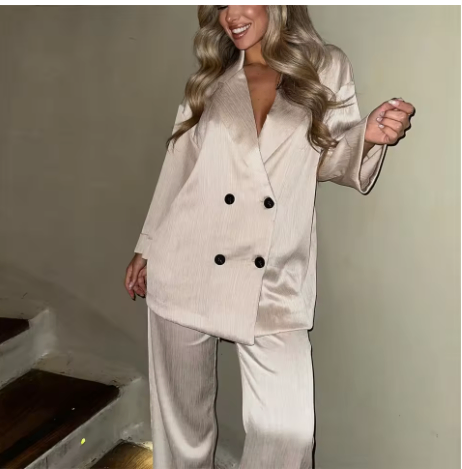 Crisp Wrinkle Suit and Pant Combo