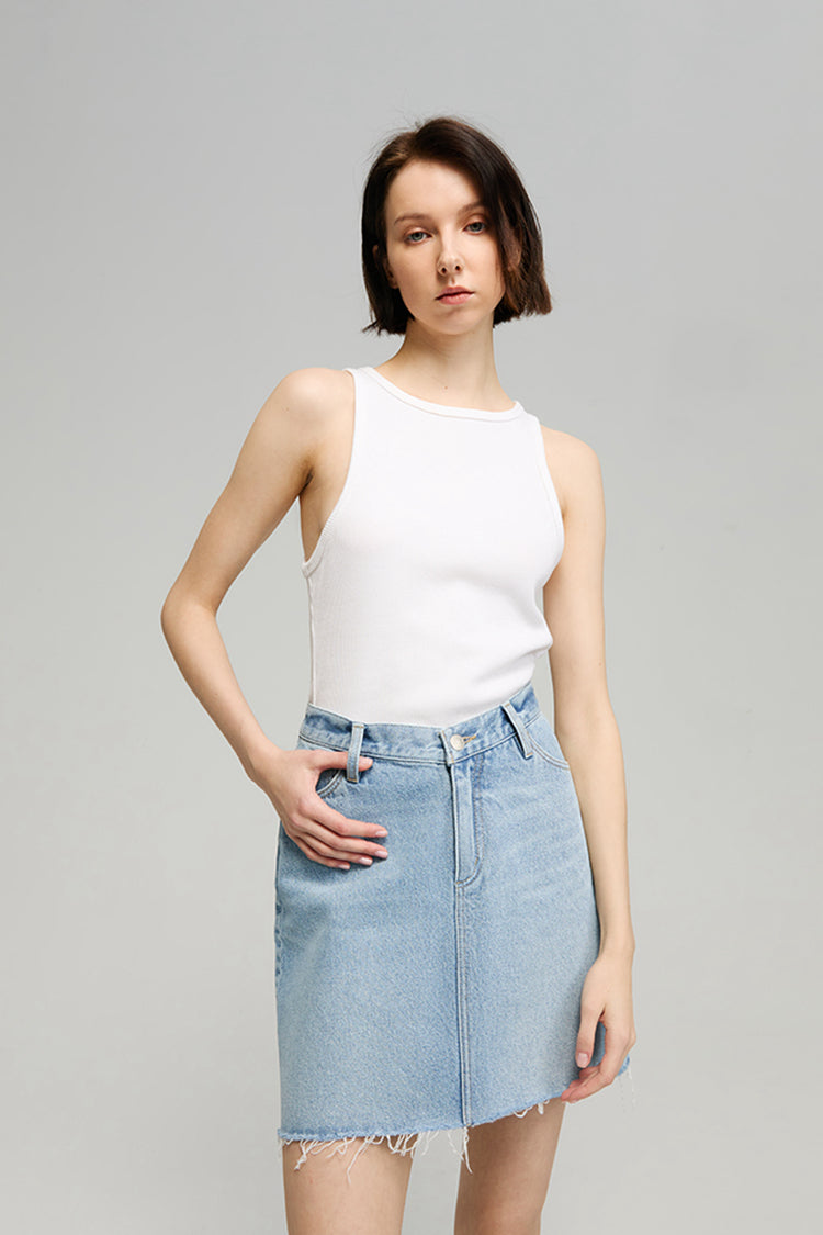 V-Waist Mini skirt HJ811