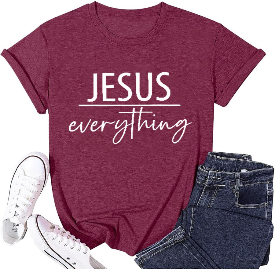 Vintage Faith Tee: Bible Verse & Jesus Cross