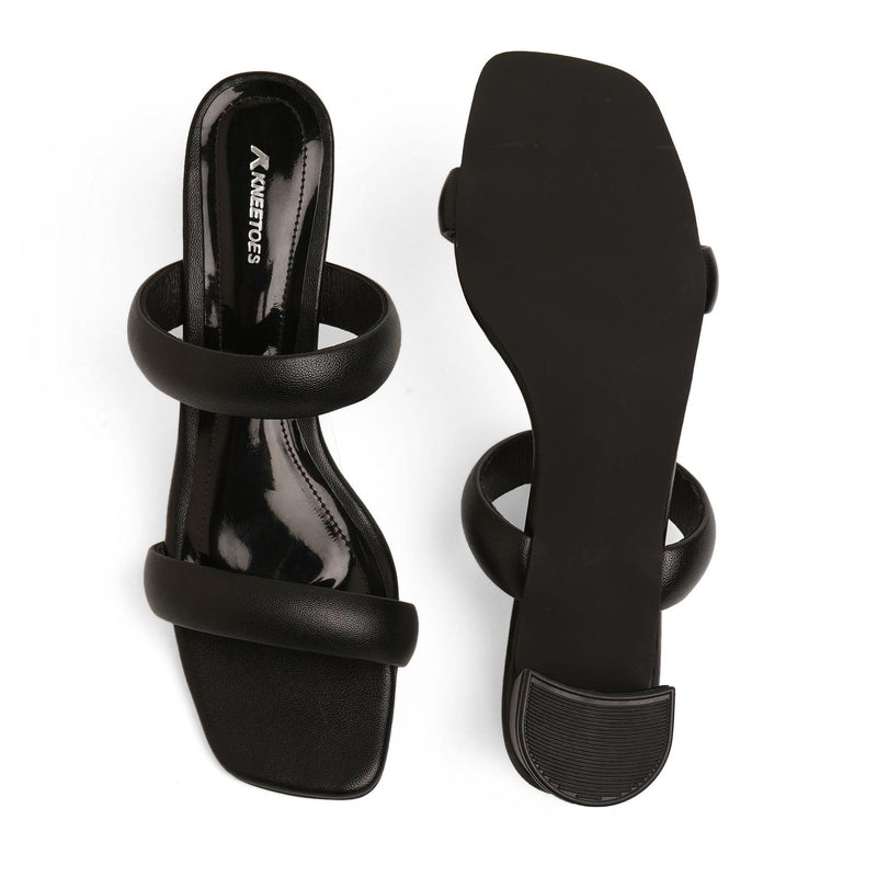 Brillara - Black Block Heels