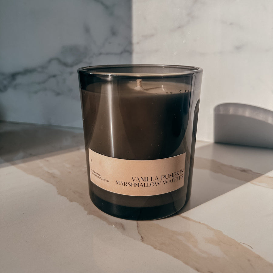 Vanilla Pumpkin Marshmallow Waffles Soy Candle