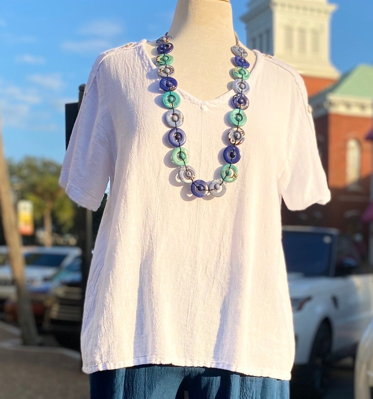 Shirley Top 100% Cotton Gauze