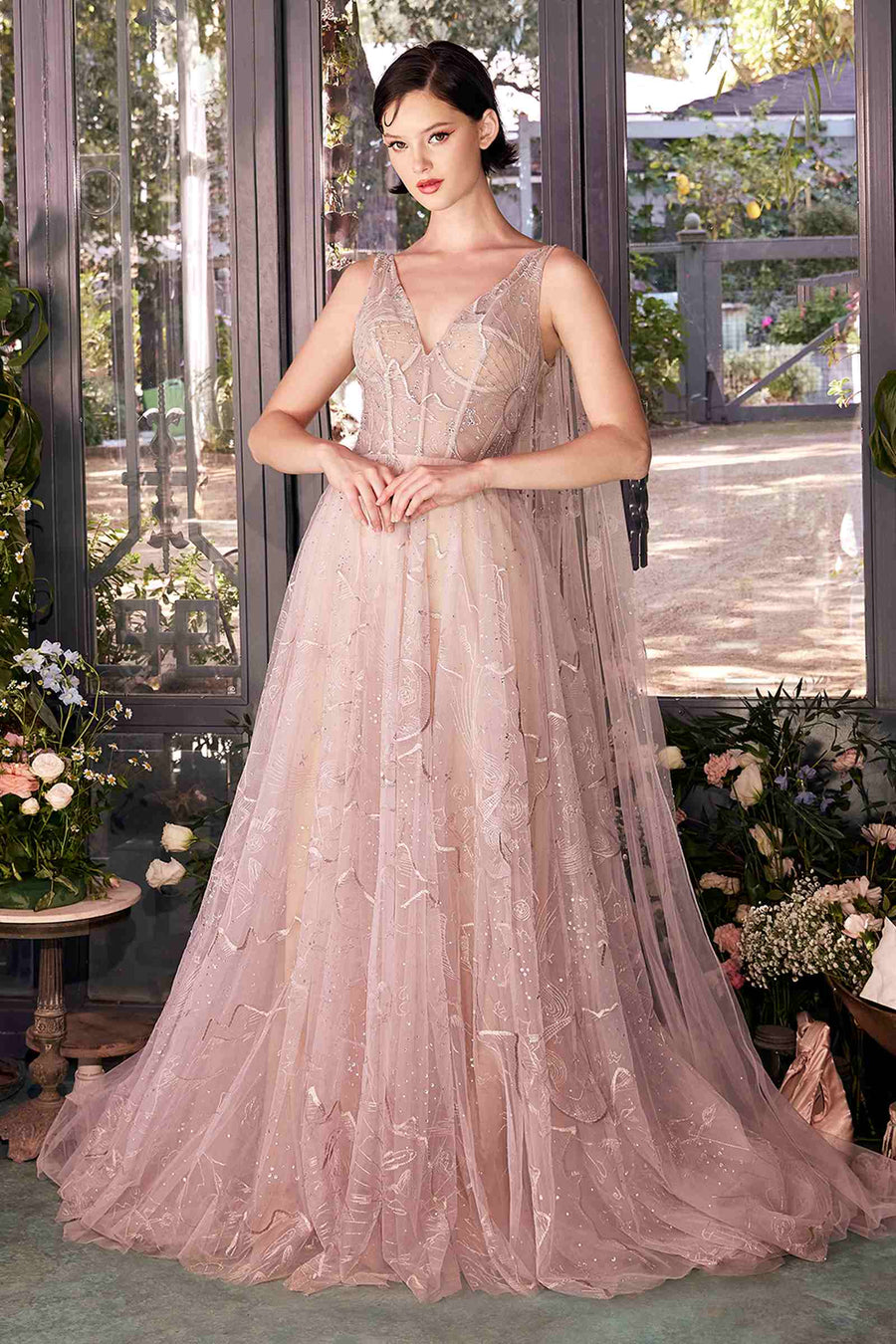 Andrea & Leo A1459 Dress Sun Moon And The Stars Embroidery Gown