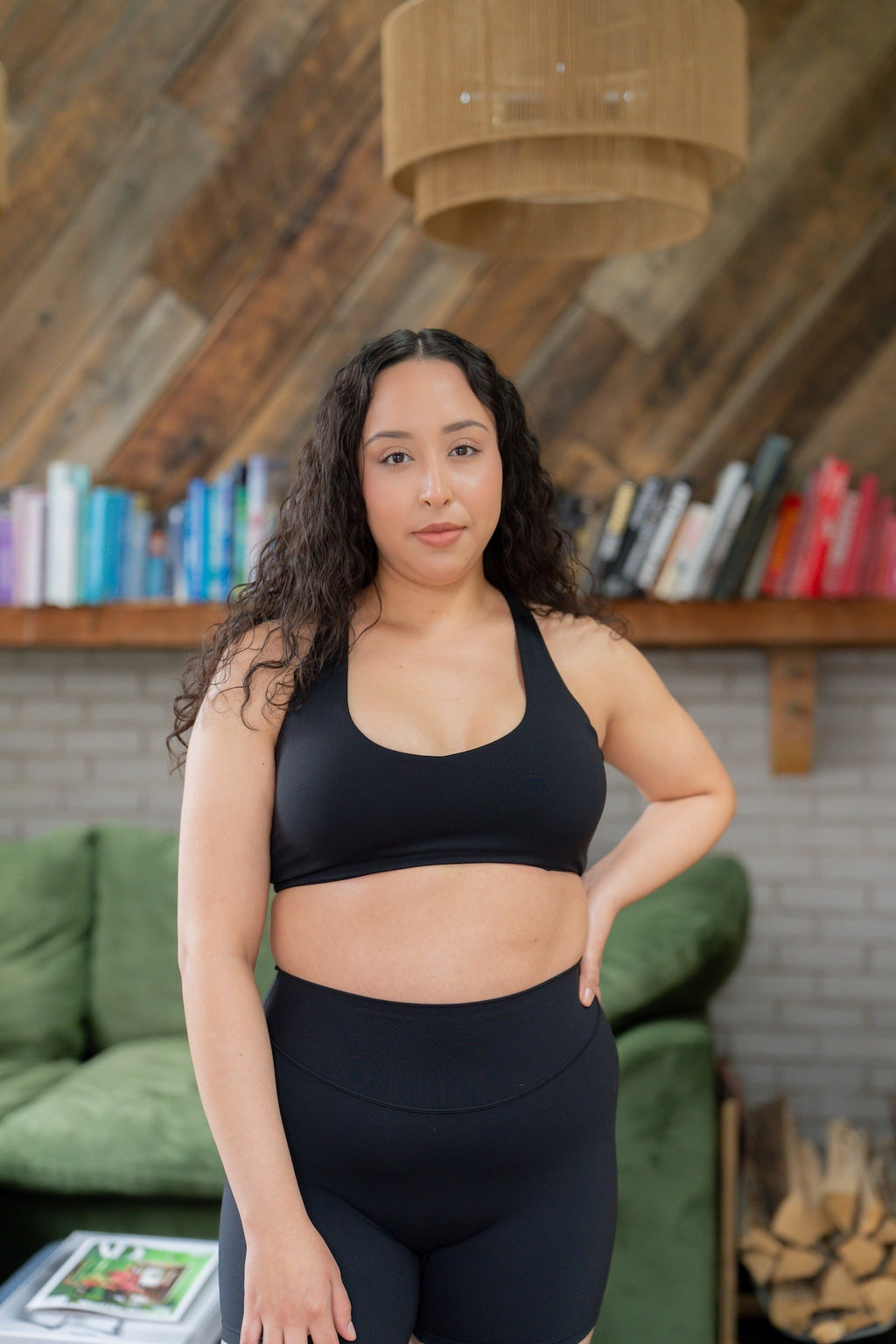 BRUSHED commit sports bra