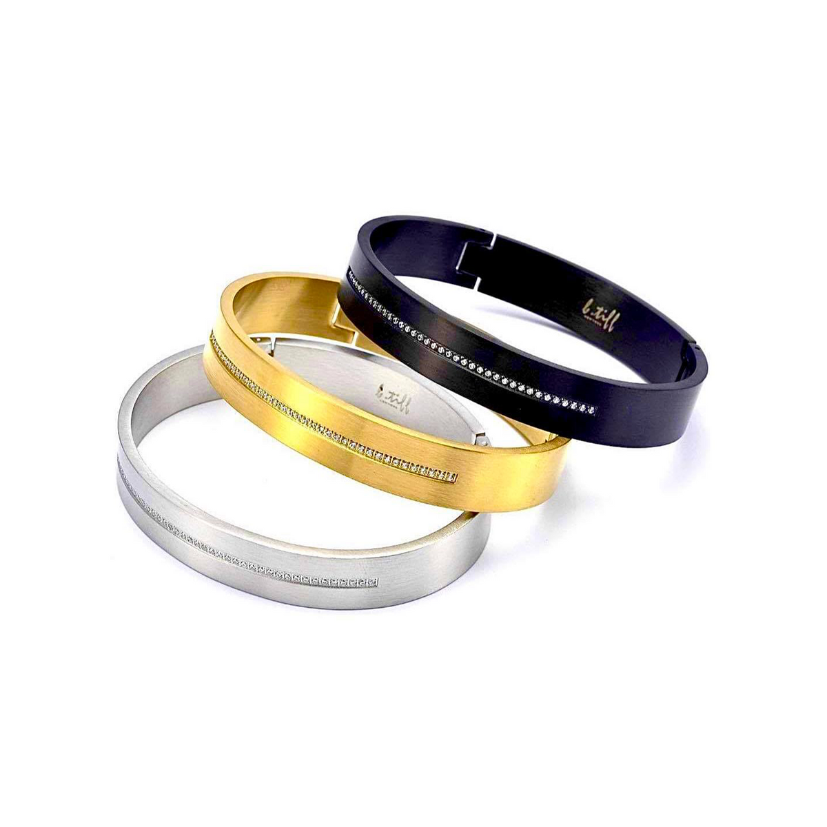 BG1212W B.Tiff Eternity 38 Bangle Bracelet