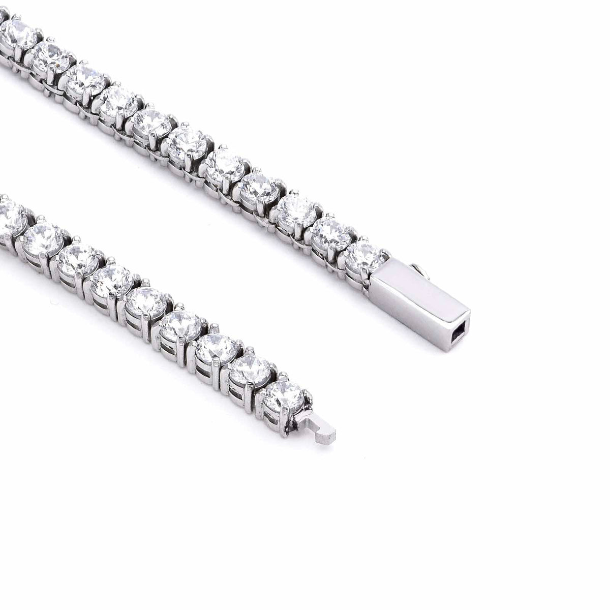 BG400W B.Tiff 4mm Tennis Bracelet