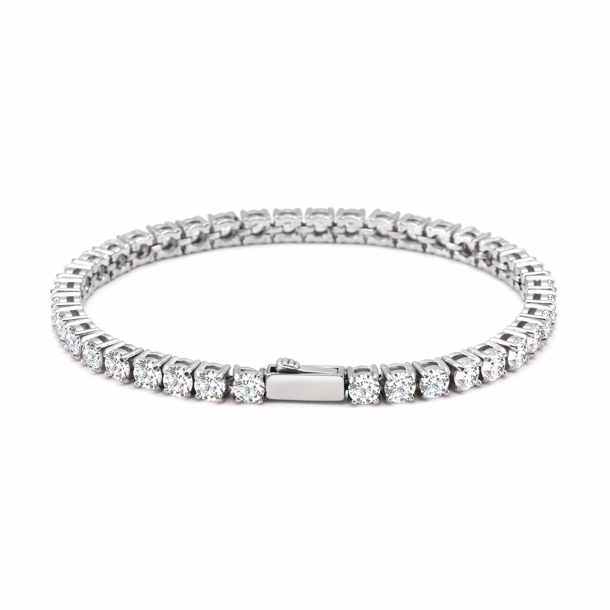 BG400W B.Tiff 4mm Tennis Bracelet