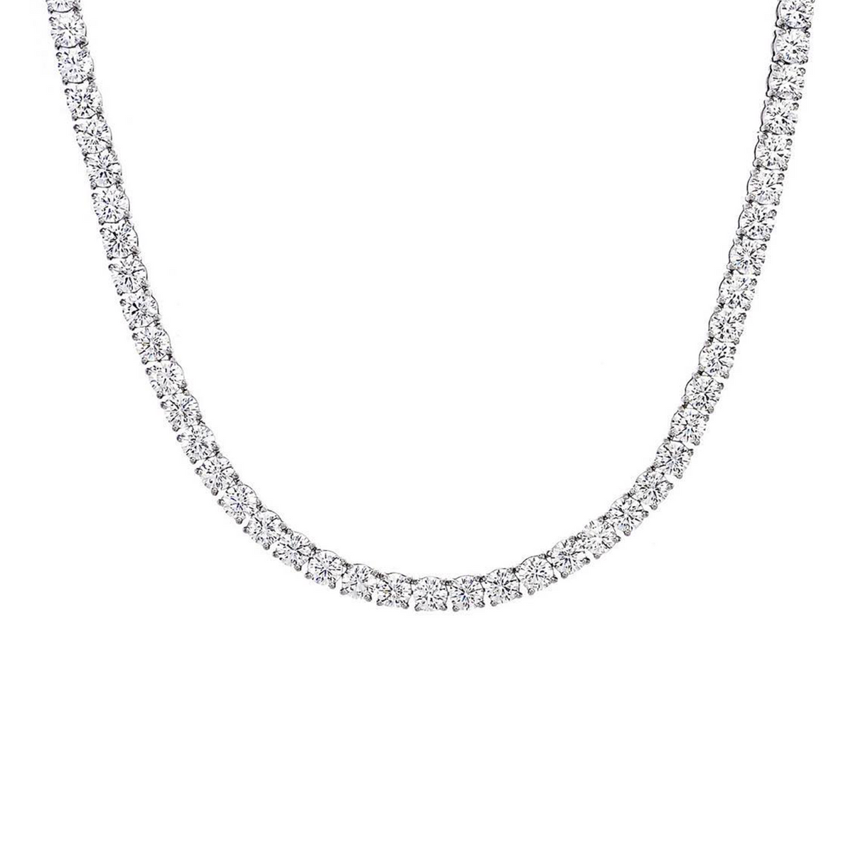 C105W B.Tiff Tennis Necklace/ 5mm