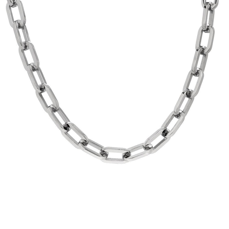 C200W B.Tiff High Polish Paperclip Chain Necklace