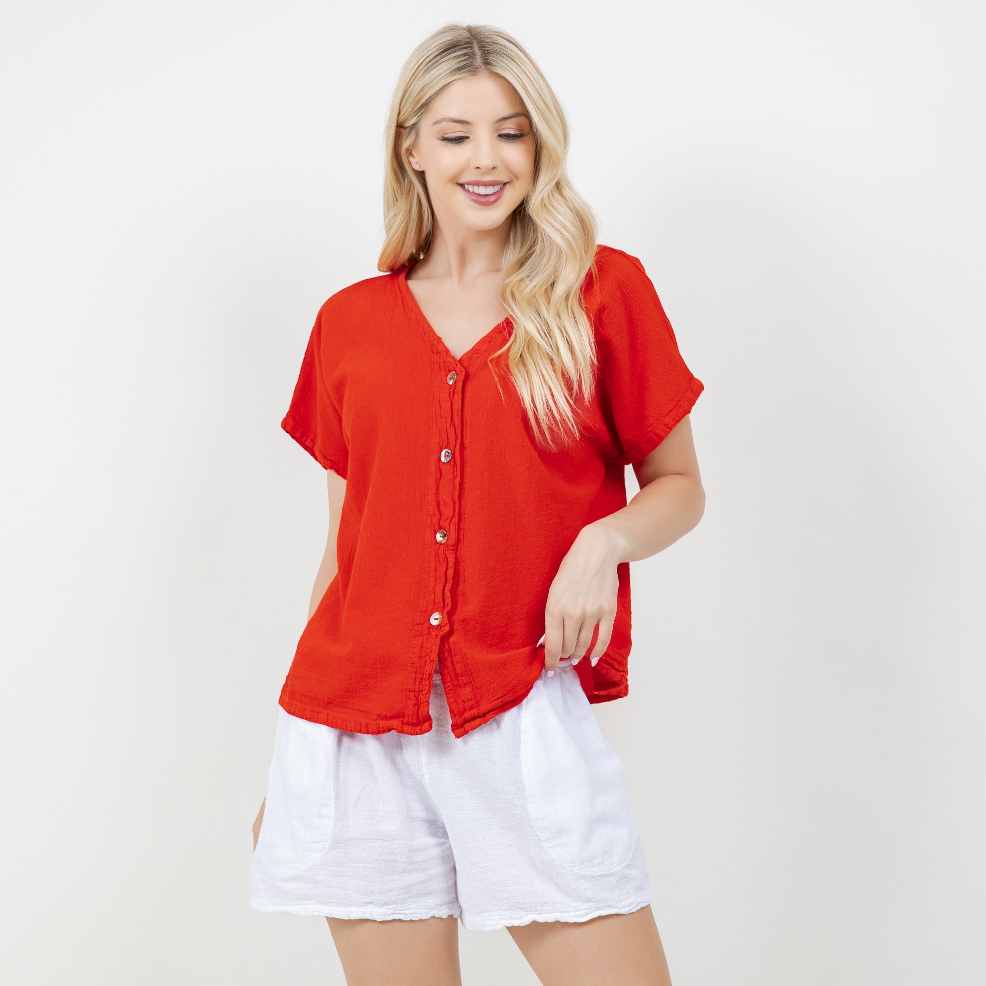 Constance Top -100% Cotton Gauze -  New Colors!