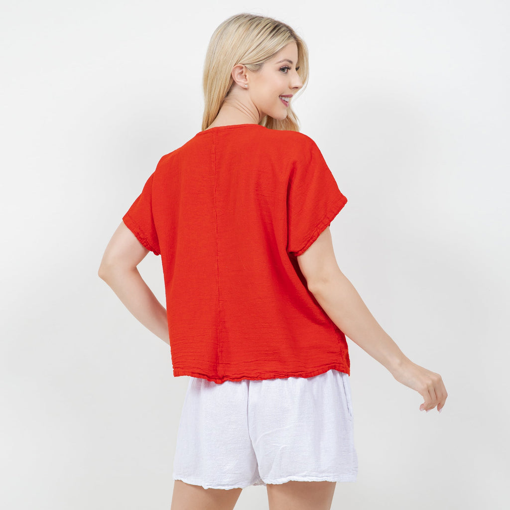 Constance Top -100% Cotton Gauze -  New Colors!