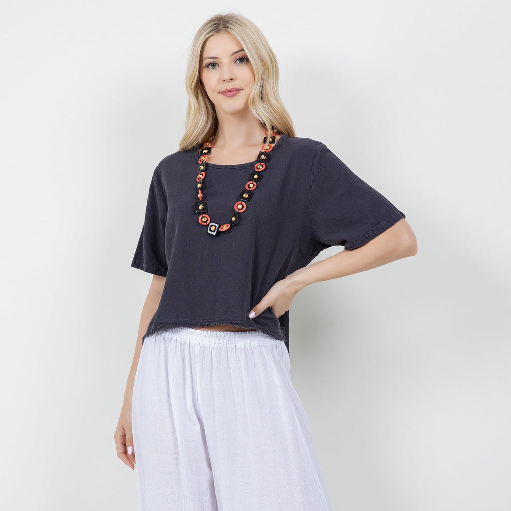 Women's 100% Cotton Gauze Heidi Top
