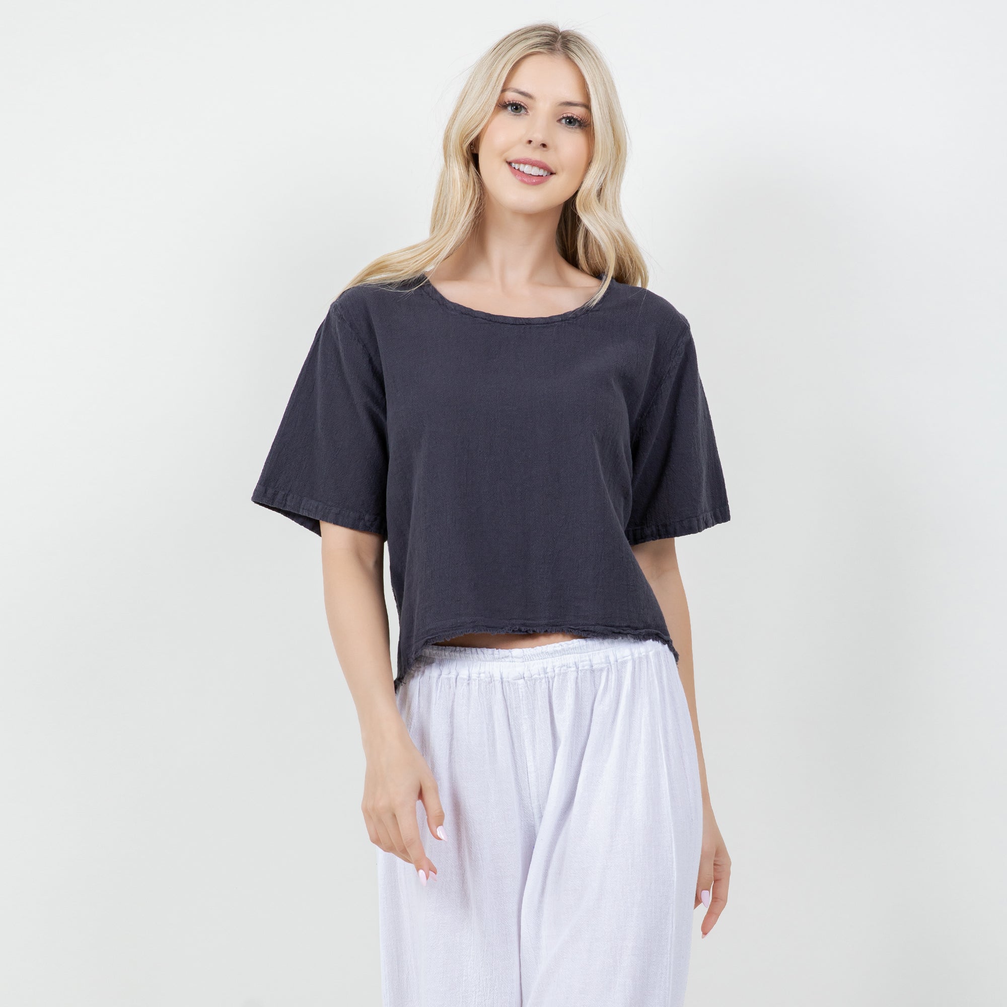 Women's 100% Cotton Gauze Heidi Top