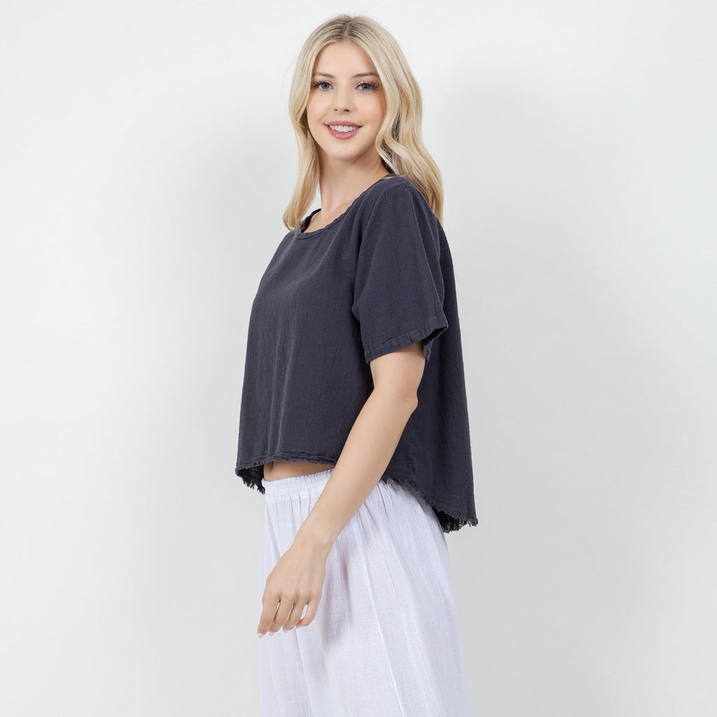 Women's 100% Cotton Gauze Heidi Top