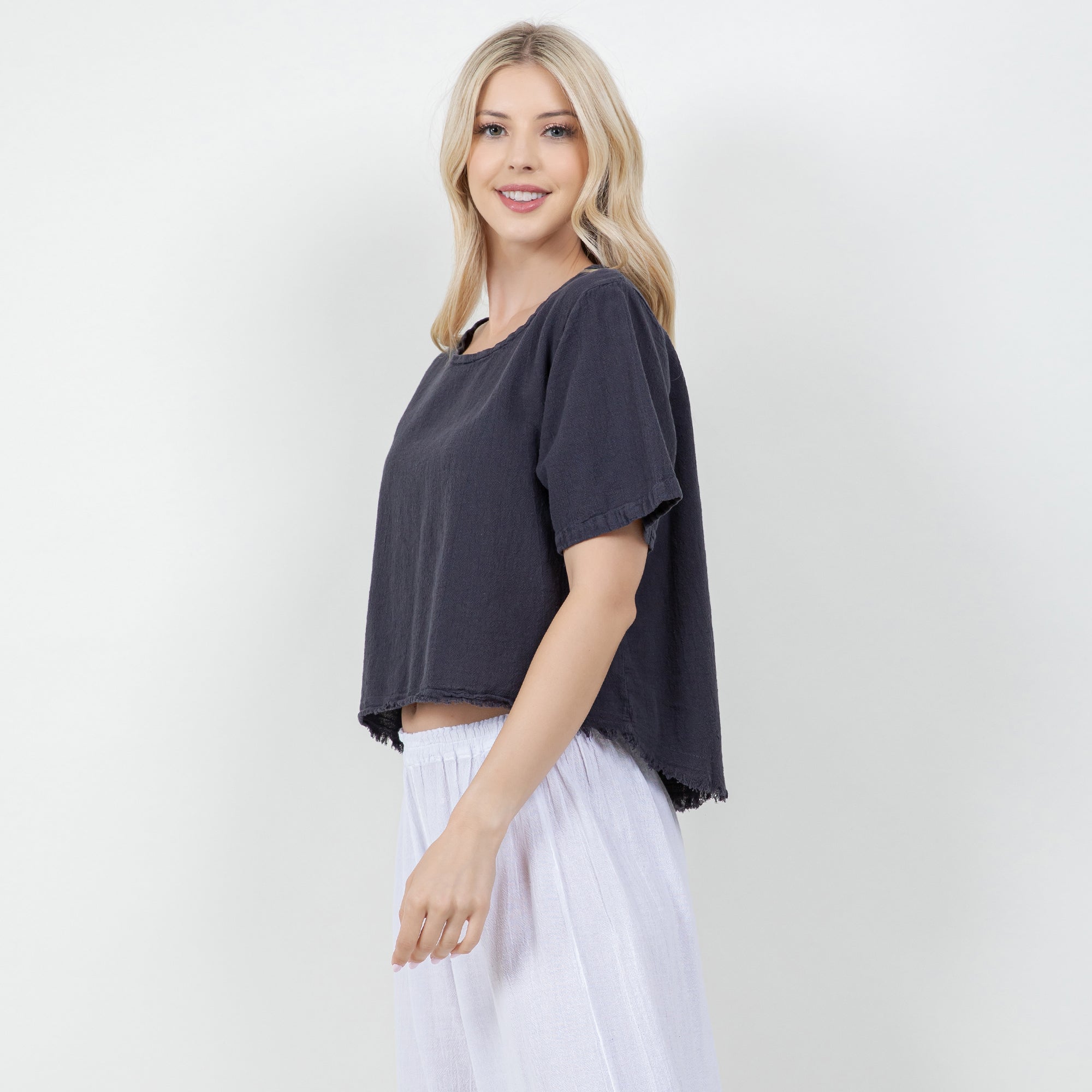 Women's 100% Cotton Gauze Heidi Top