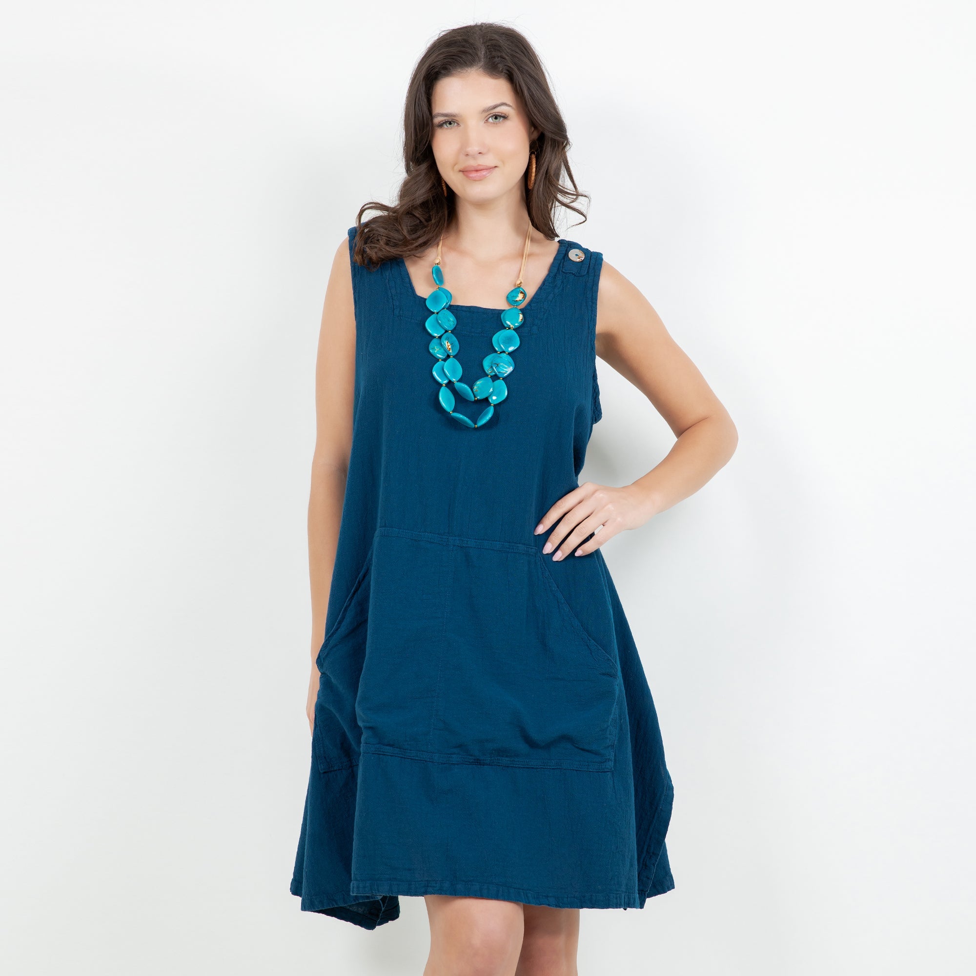 Zizi Tunic with Pocket! 100% Cotton Gauze