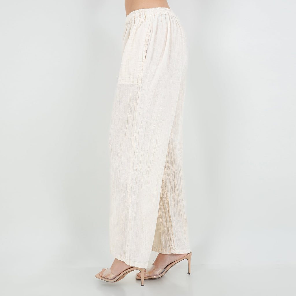 Lisa Cotton Gauze Pants with Pockets