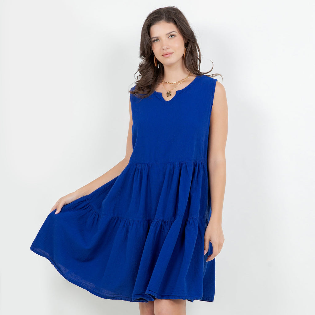Anjanette Dress - 100% Cotton Gauze