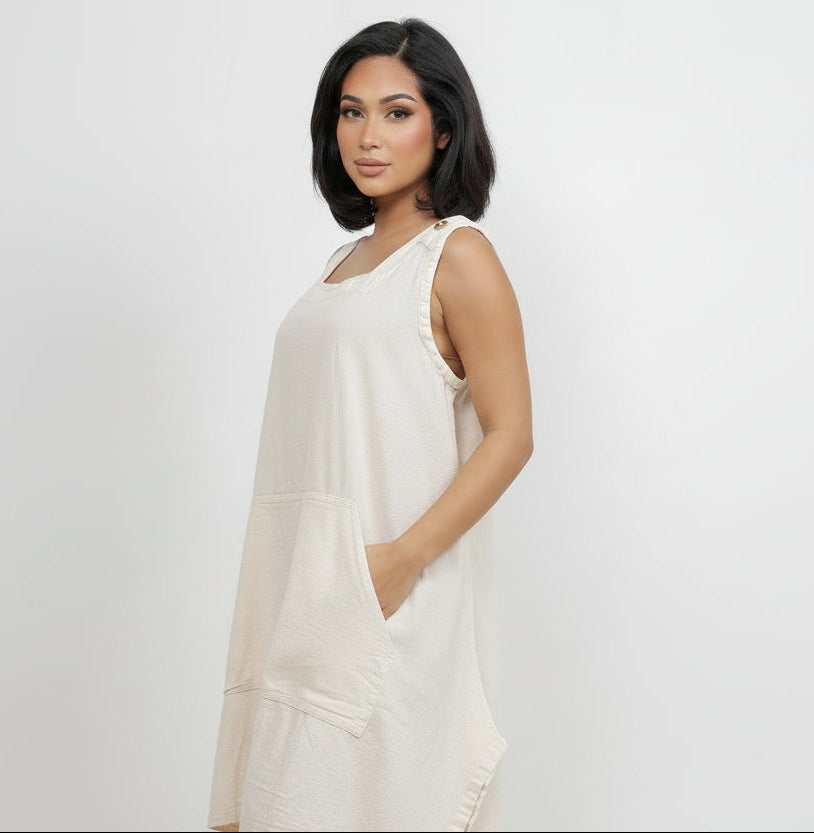 Zizi Tunic with Pocket! 100% Cotton Gauze