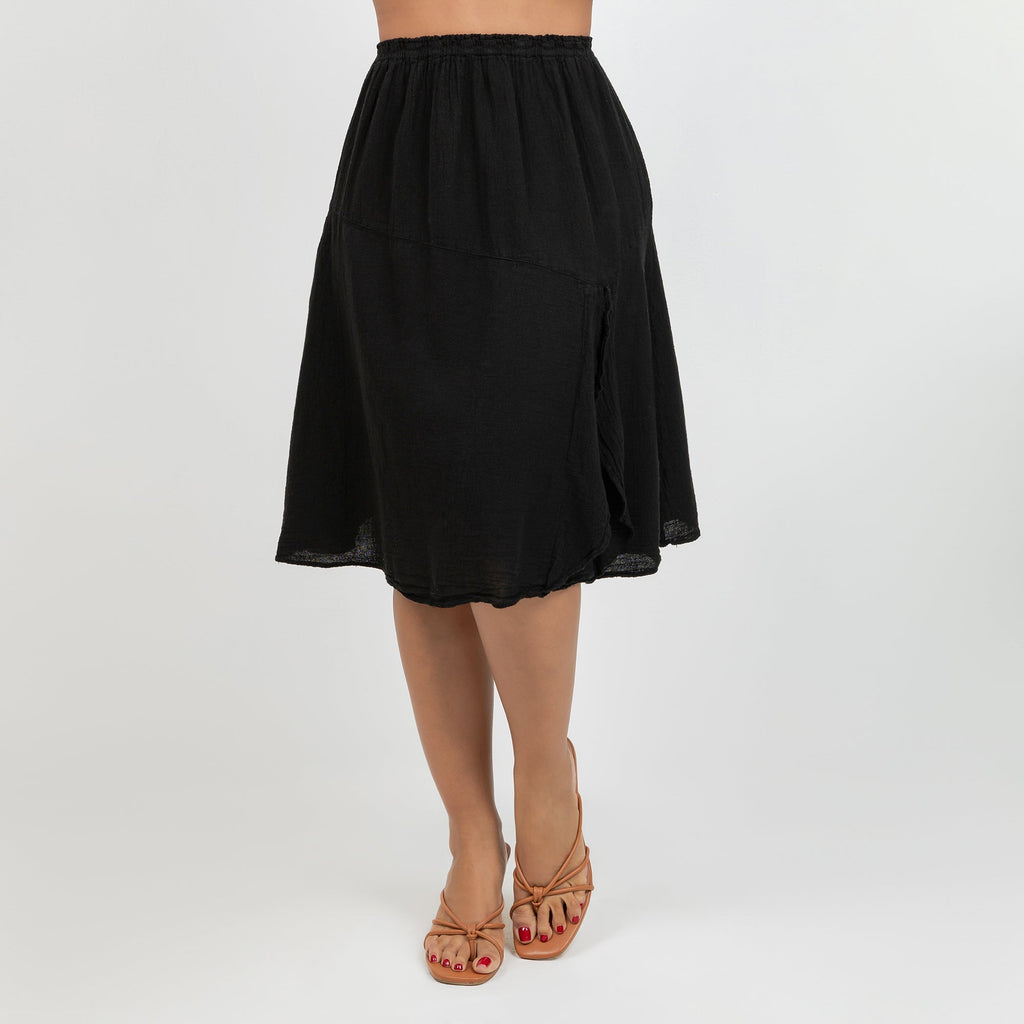 New Hannah - Lovely Knee Length Skirt 100% Cotton Gauze