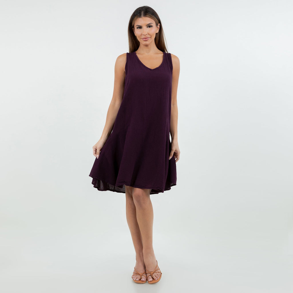 Peyton Dress 100% Cotton Gauze