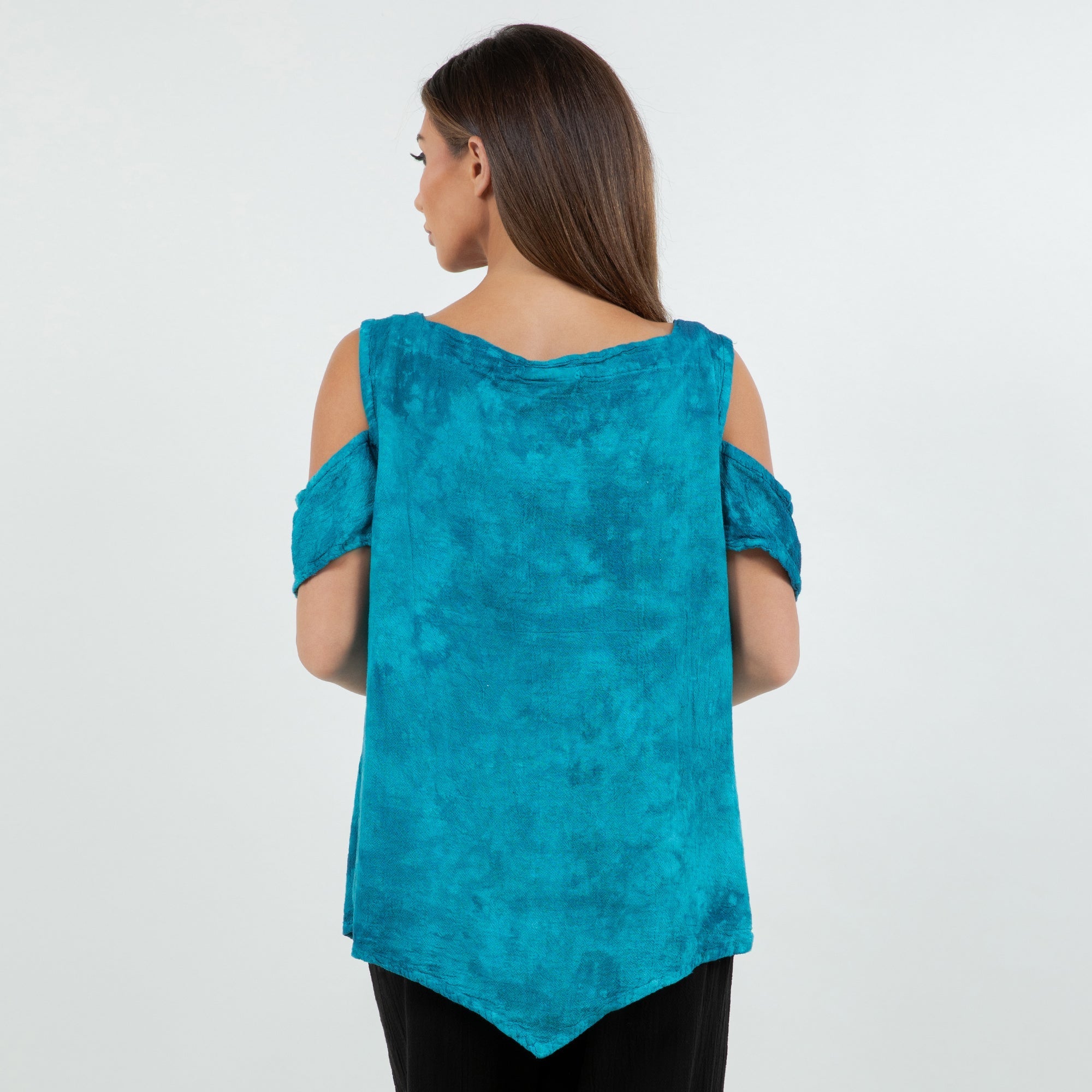 Mylie Cold Shoulder Top 100% Cotton Gauze